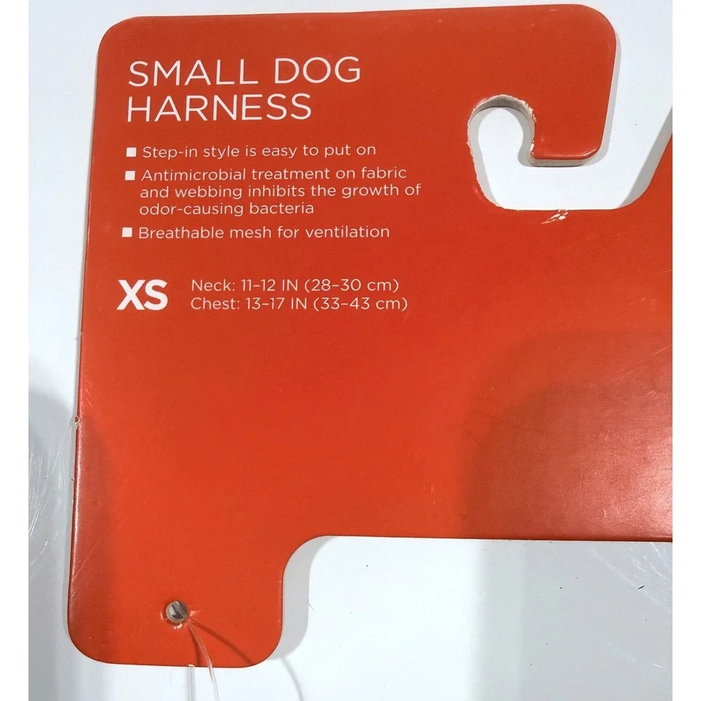 Reddy Small Dog Harness Gray Black Adjustable Mesh Lining XS Extra Small NEW